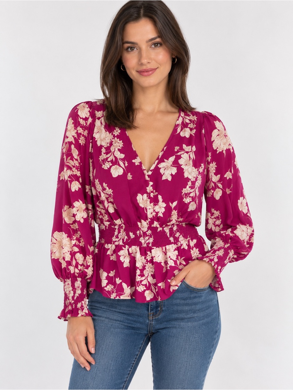 🎉5 for $45🎉 Sienna sky top blouse shirt size M